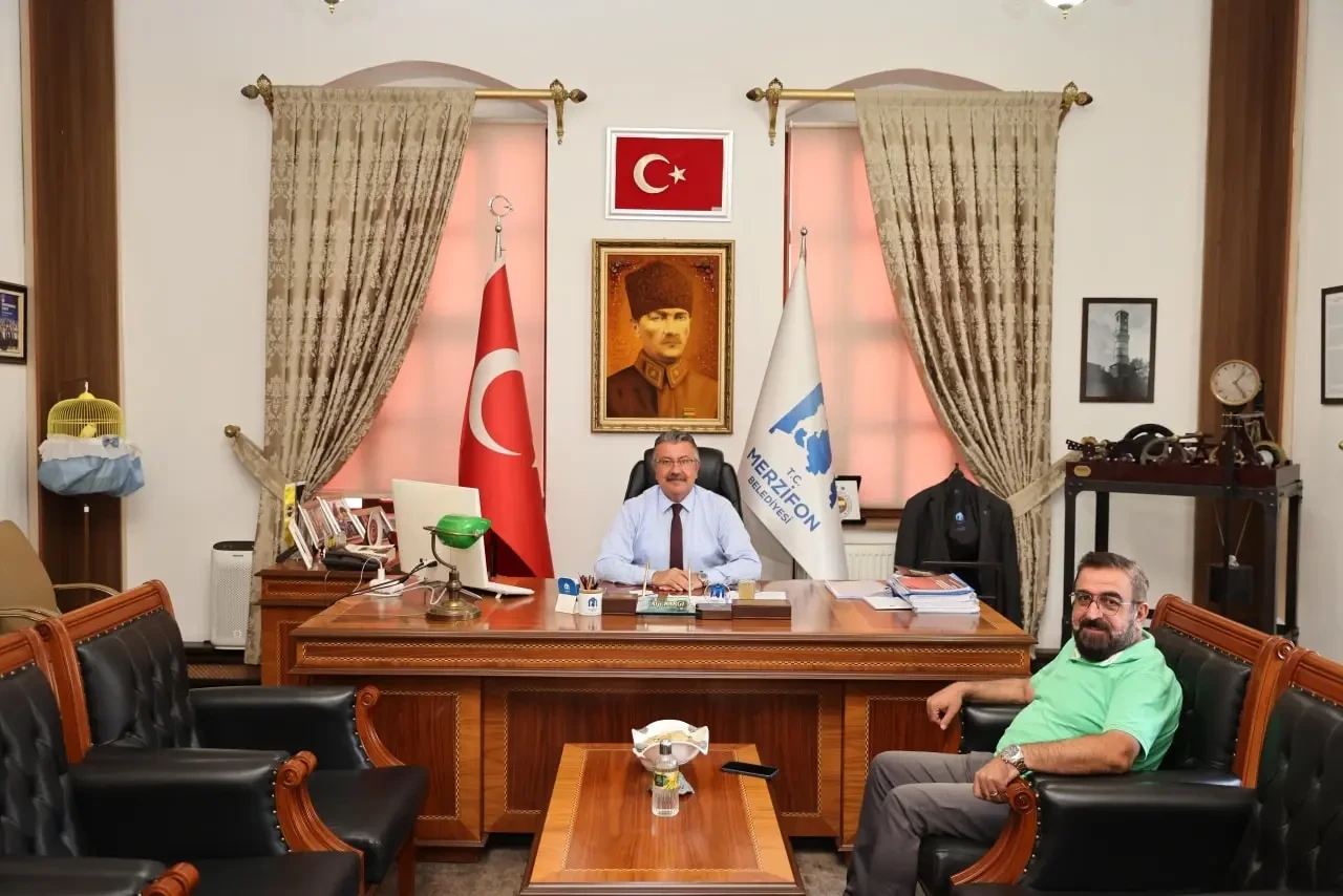 Başkan Alp Kargı Belediyede Konuklarını Ağırladı 5