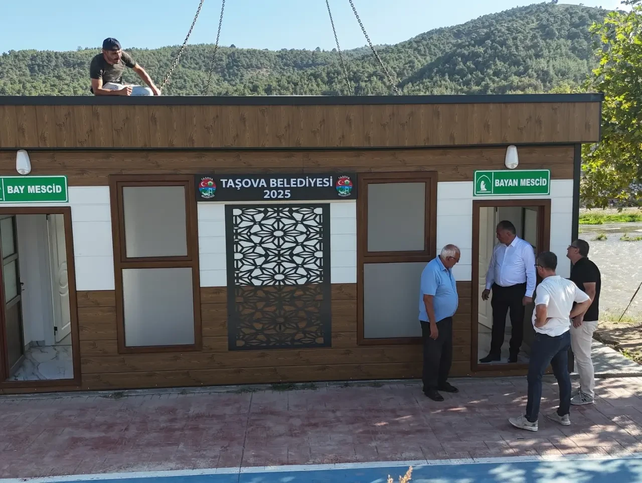 Taşova Millet Bahçesi’ne Yeni Mescit 1