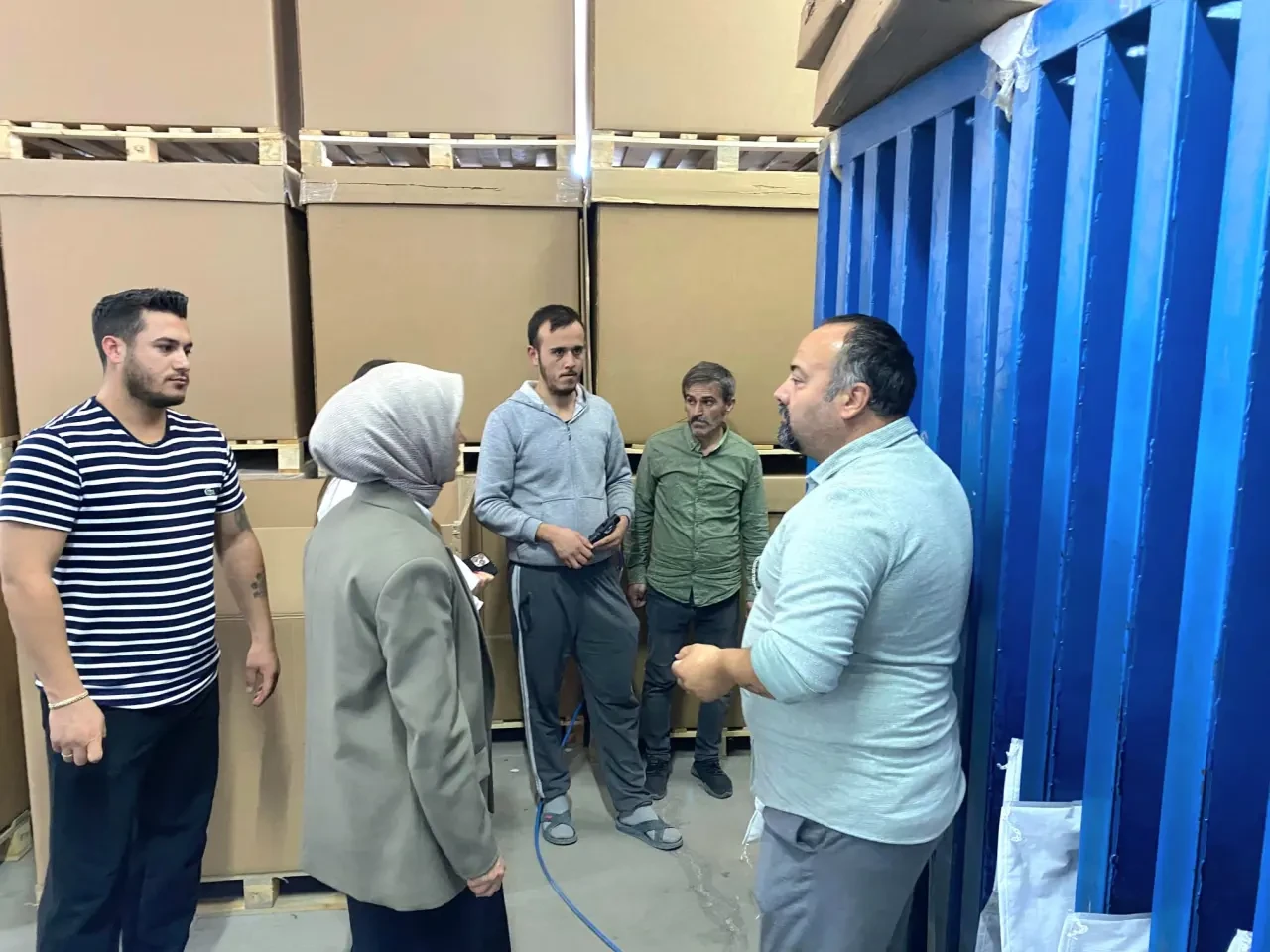 Gümüşhacıköy Kaymakamlığından Polat Dunnage İşletmesinde Üretime Yakın İlgi 3