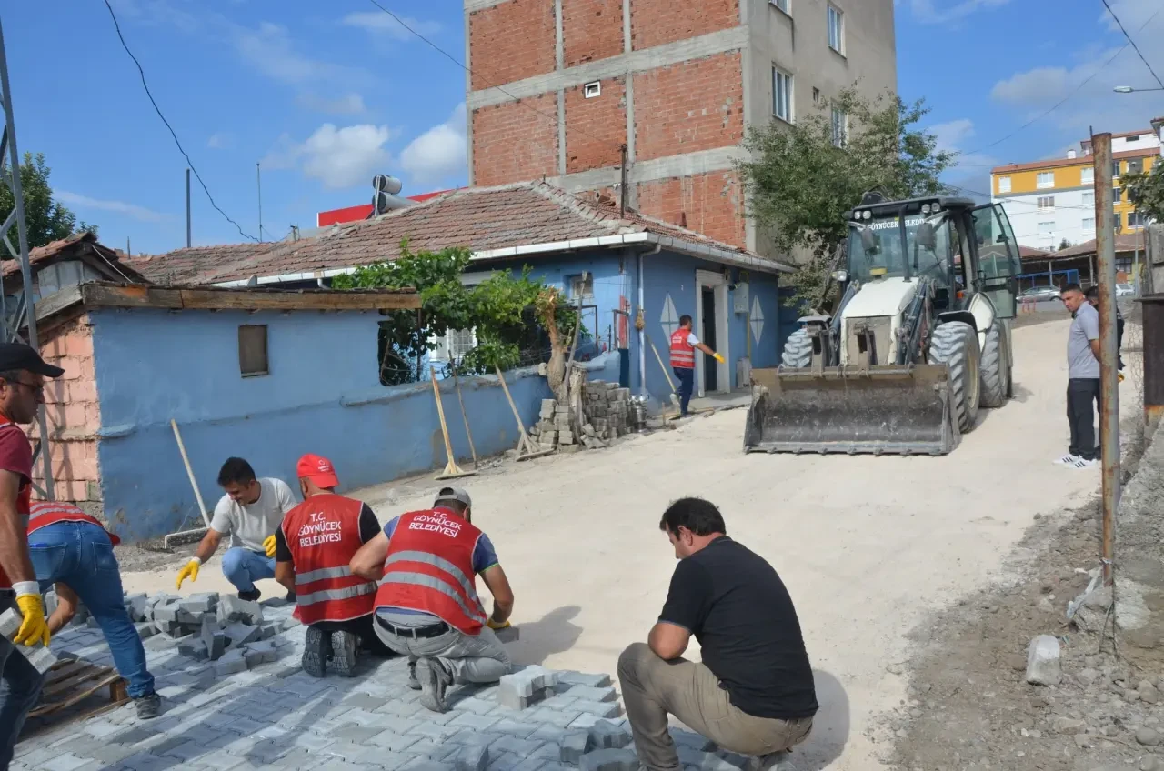 Göynücek Belediyesi’nden Kilitli Parke Taşı Çalışmaları 2