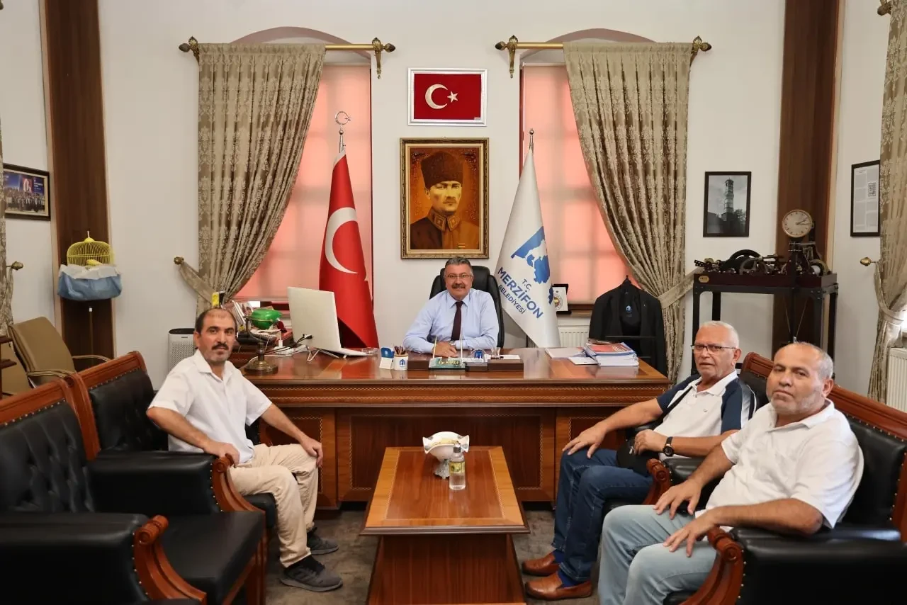 Başkan Alp Kargı Belediyede Konuklarını Ağırladı 7