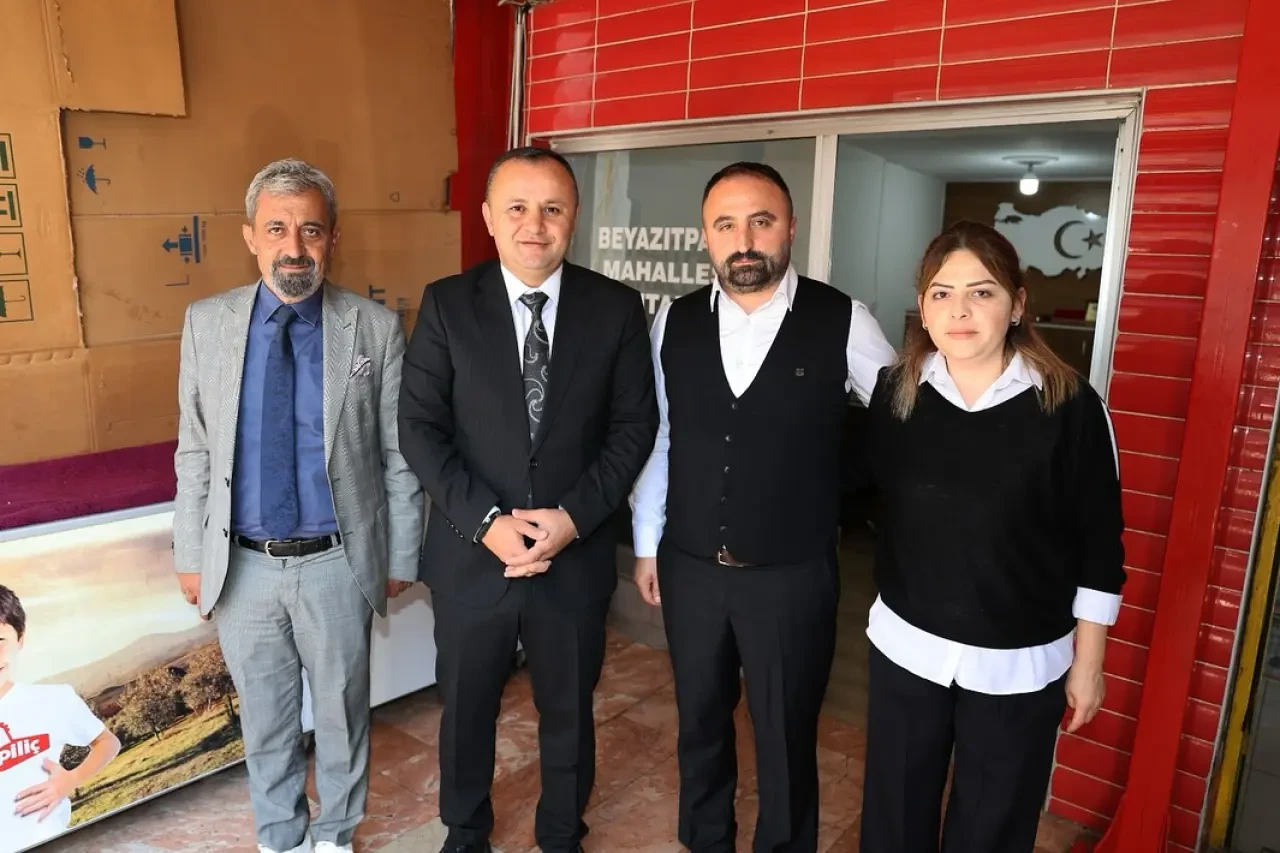 Başkan Sevindi Mahalle Muhtarlarını Ziyaret Etti 1
