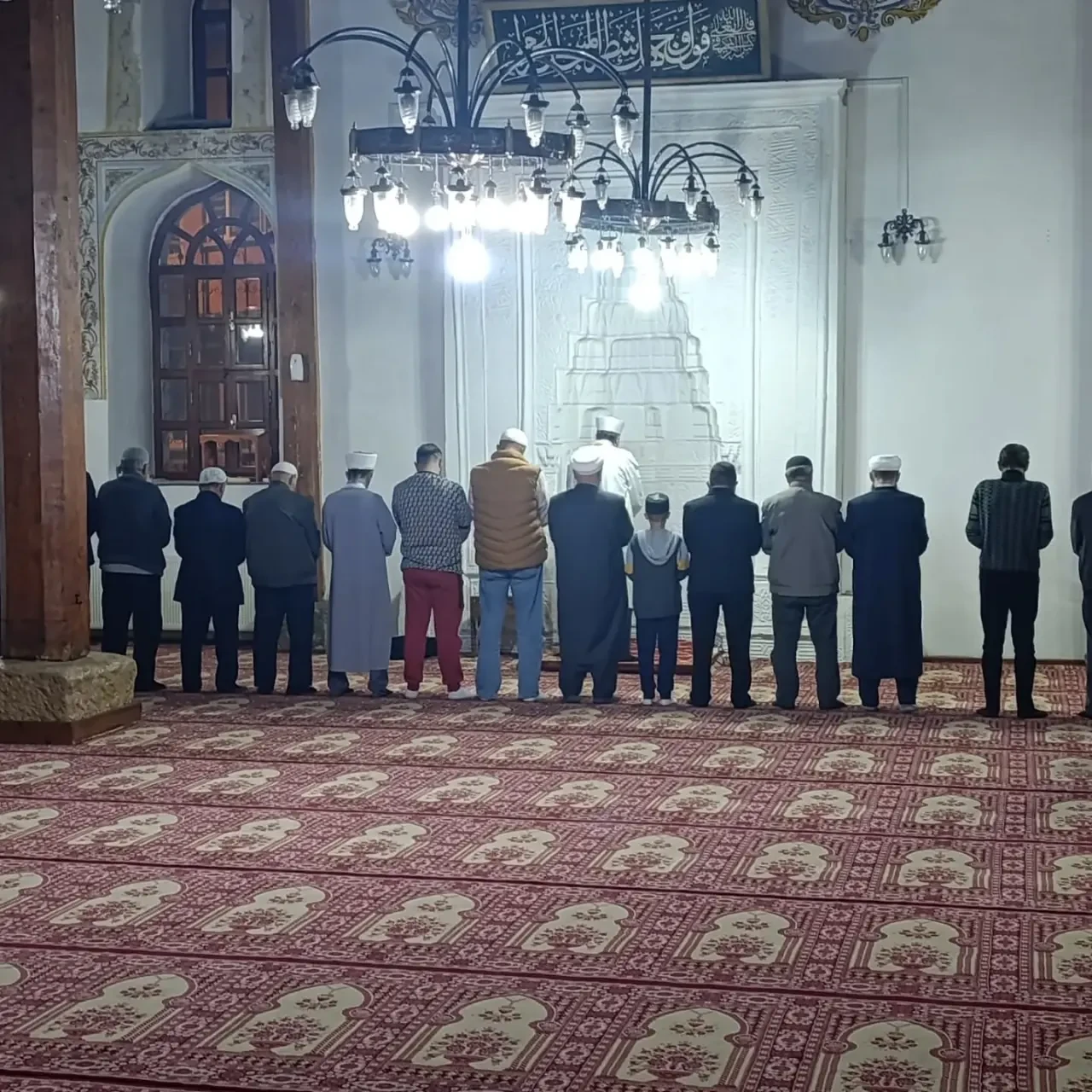 Merzifon’da Şehit ve Gaziler İçin Sabah Namazı Buluşması 1
