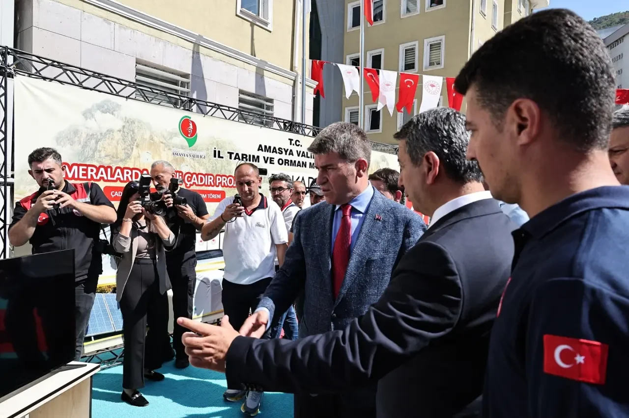 Amasya’da Üreticilere GES’li Çadır ve Solarizasyon Desteği 1