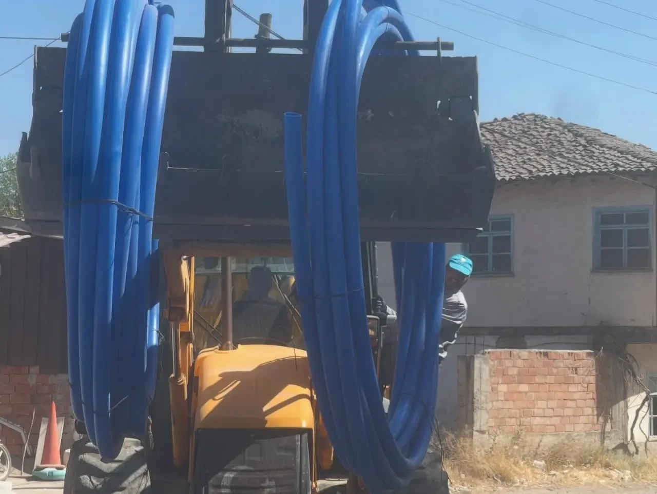 Sarıbuğday Köyü İçme Suyu Hattı Yenileniyor 3