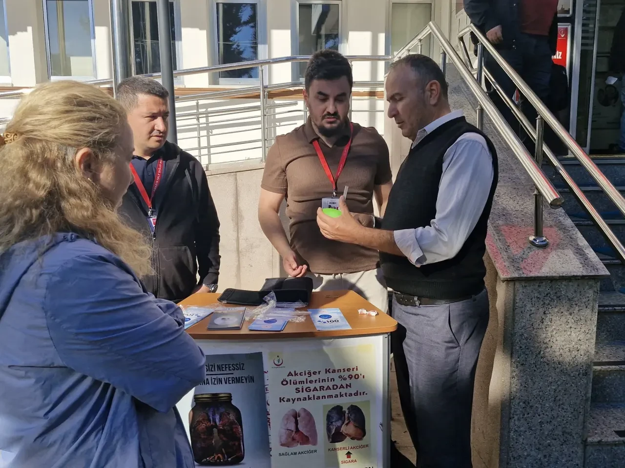 Amasya’da “Tütün ile Mücadele Timi”nden Farkındalık Çalışması 1