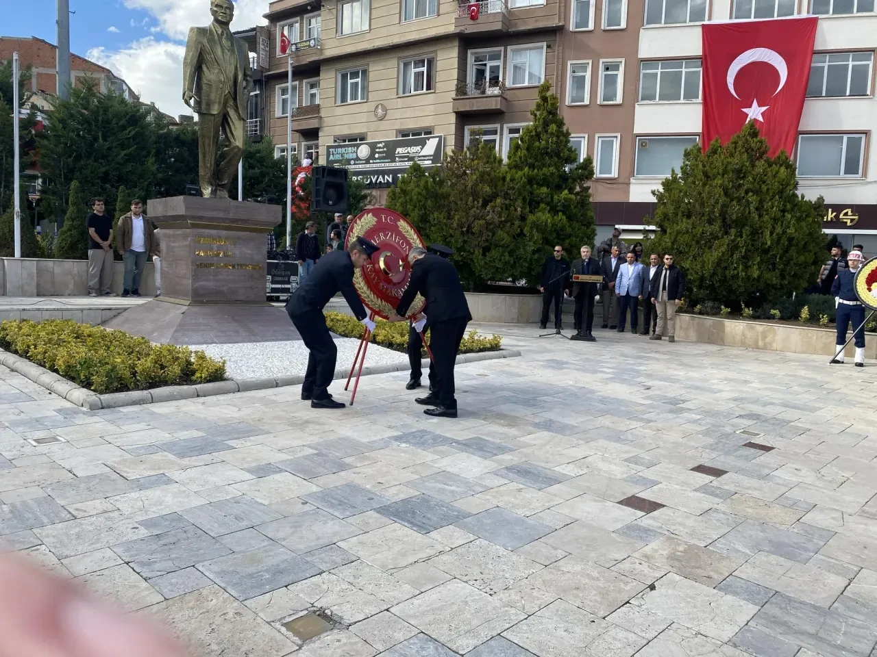Merzifon’da 29 Ekim Cumhuriyet Bayramı Çelenk Sunma Töreni 2