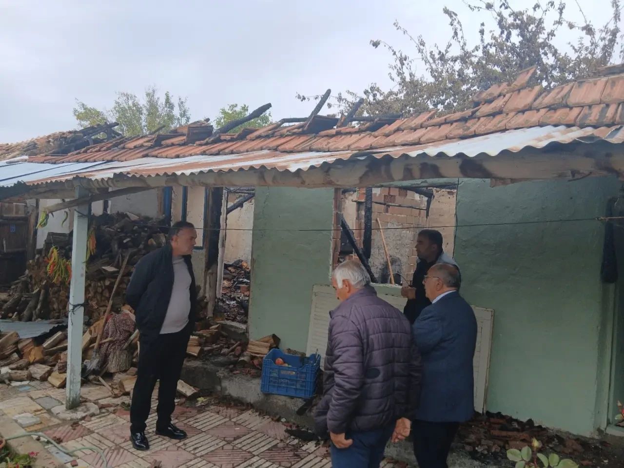 Balgöze Köyü’ndeki Yangına Hızlı Müdahale 1