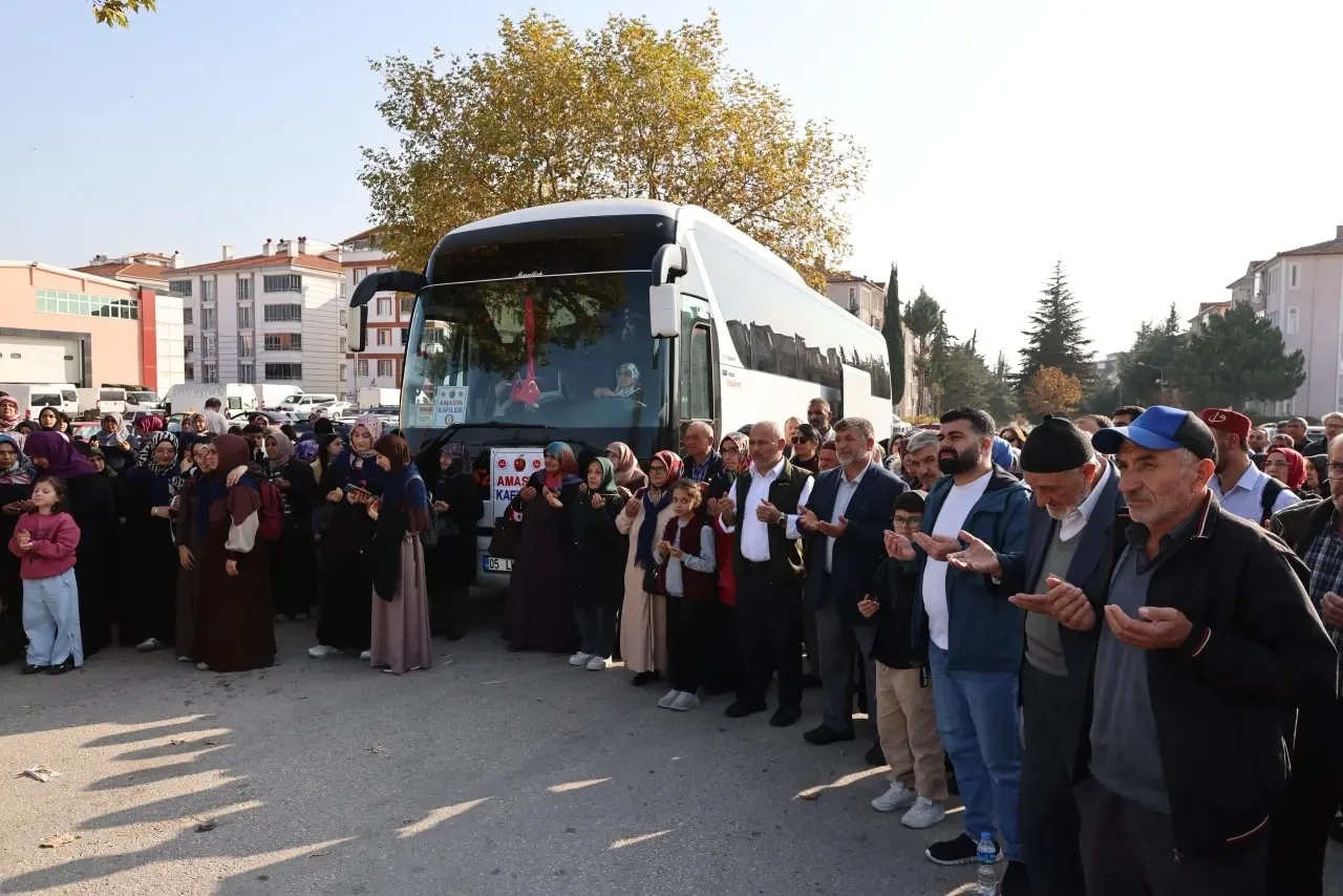 Merzifon’da Umre Yolcularına Dualı Uğurlama 5