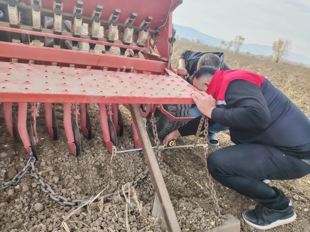 Suluova Kurnaz Köyünde Buğday Ekim Kontrolü 1