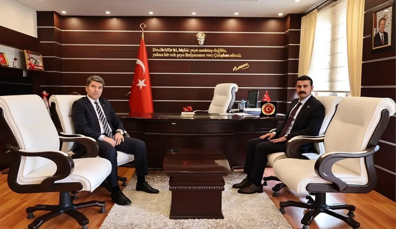 Hamamözü’nde Yeni Kaymakam, Konuğunu Ağırladı 1