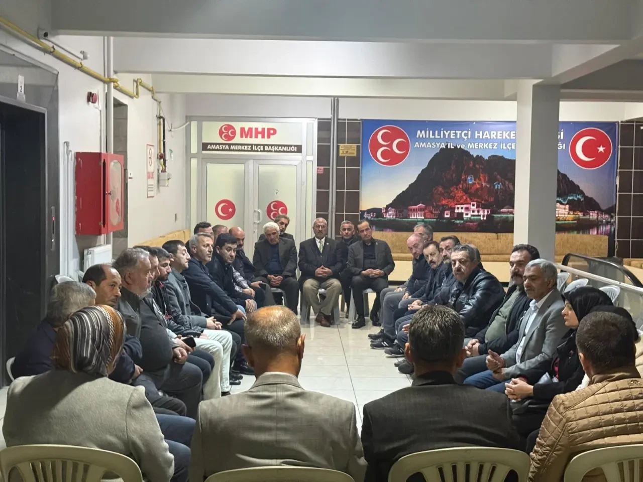 MHP Amasya’da Muhtarlarla Ortak Masa 4