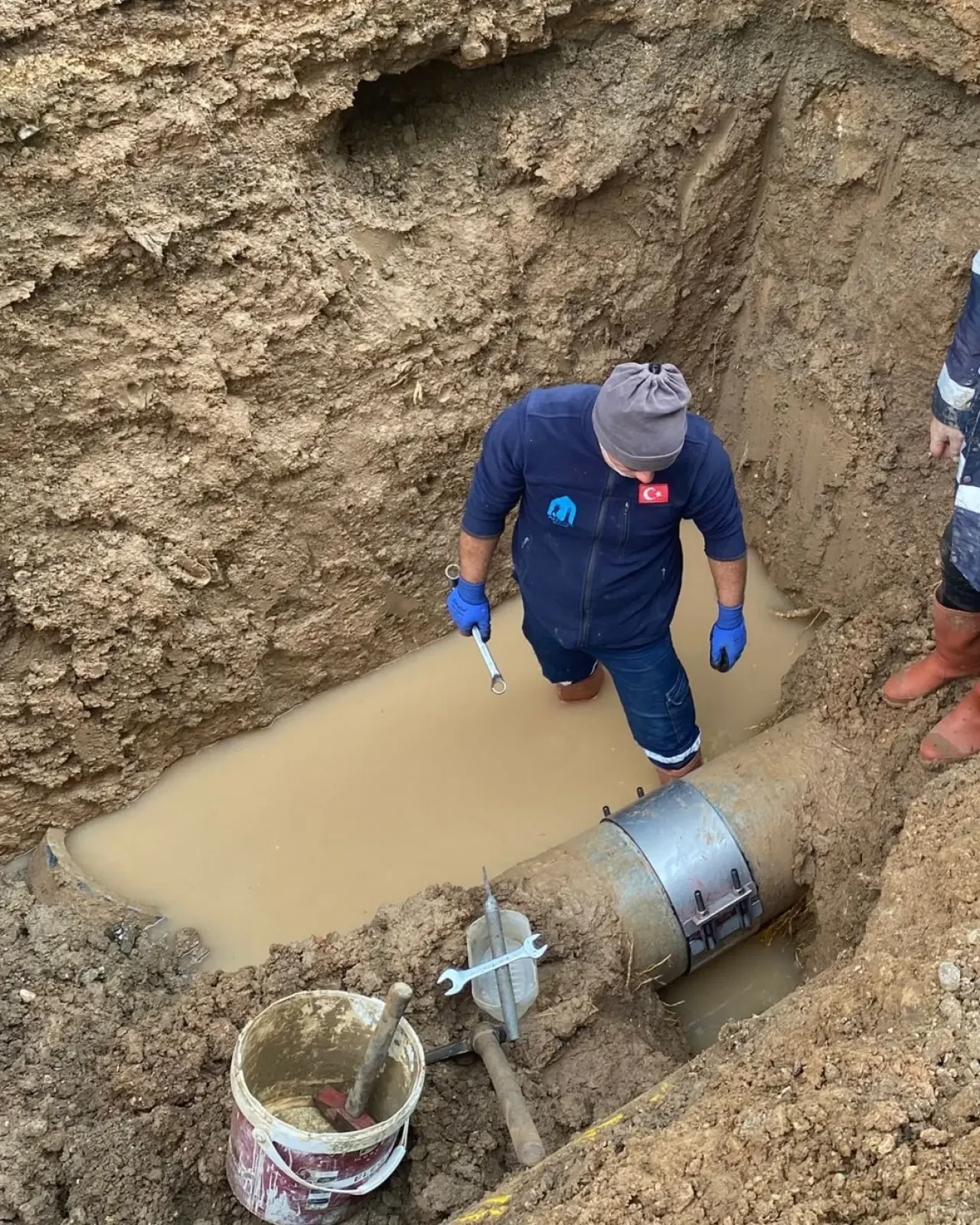 Merzifon’da 107 Arızaya Karşı Büyük Su Mesaisi 1