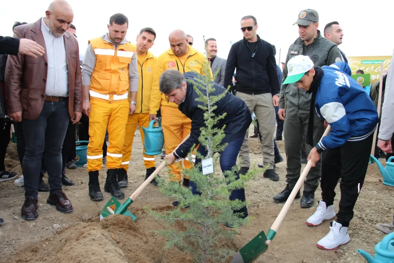 “Sevdamız Yeşil Vatan” Sloganıyla Fidan Dikimi Gerçekleştirildi 4
