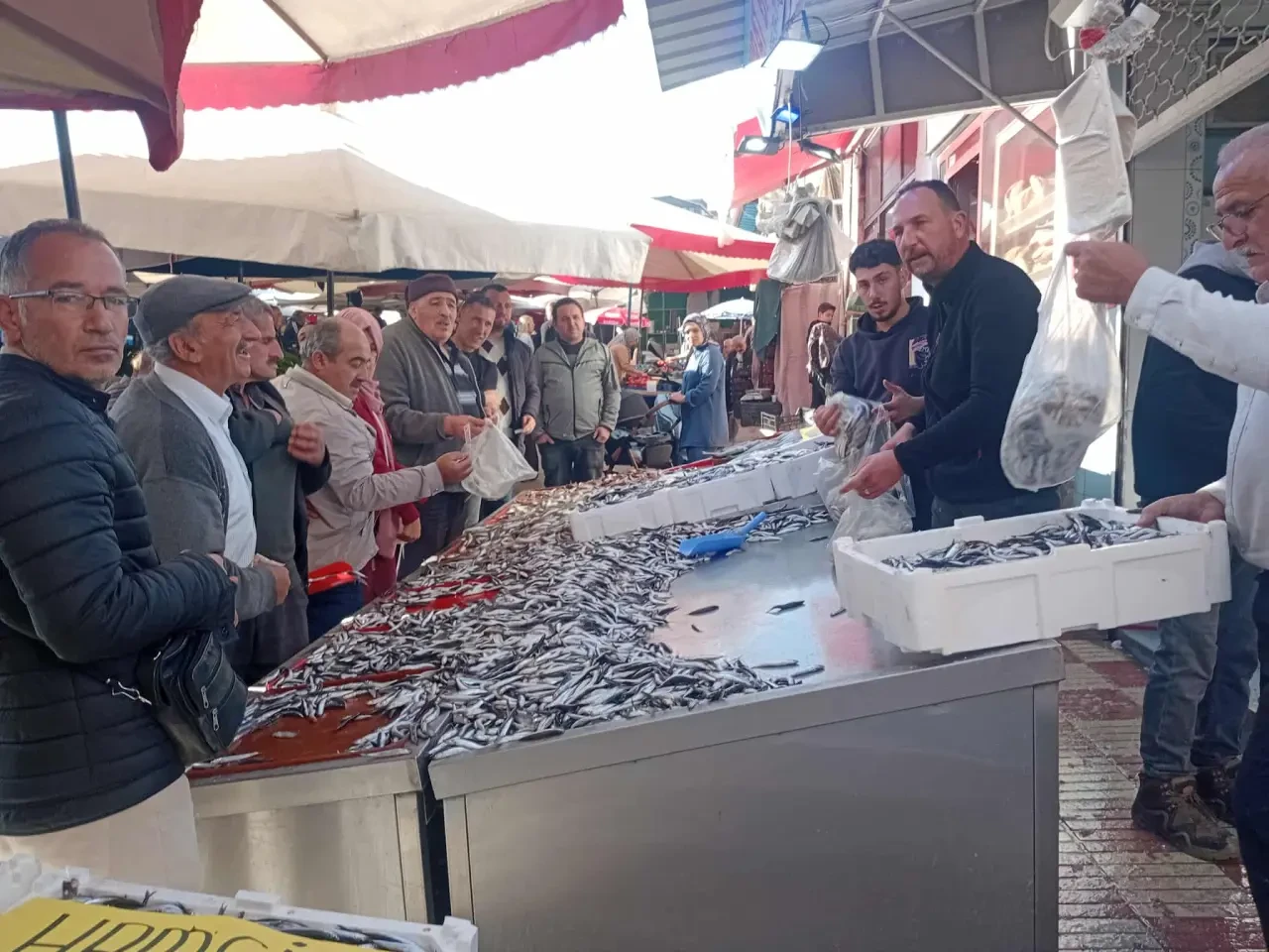 Merzifon’da Hamsi Bereketi Pazarı Canlandırdı 1