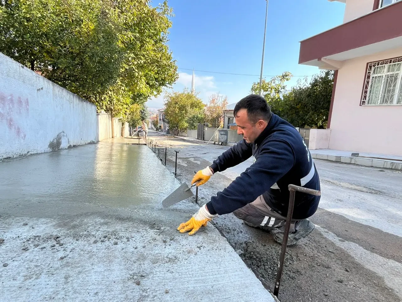 Suluova’da Kaldırım Çalışmaları Hız Kazandı 1