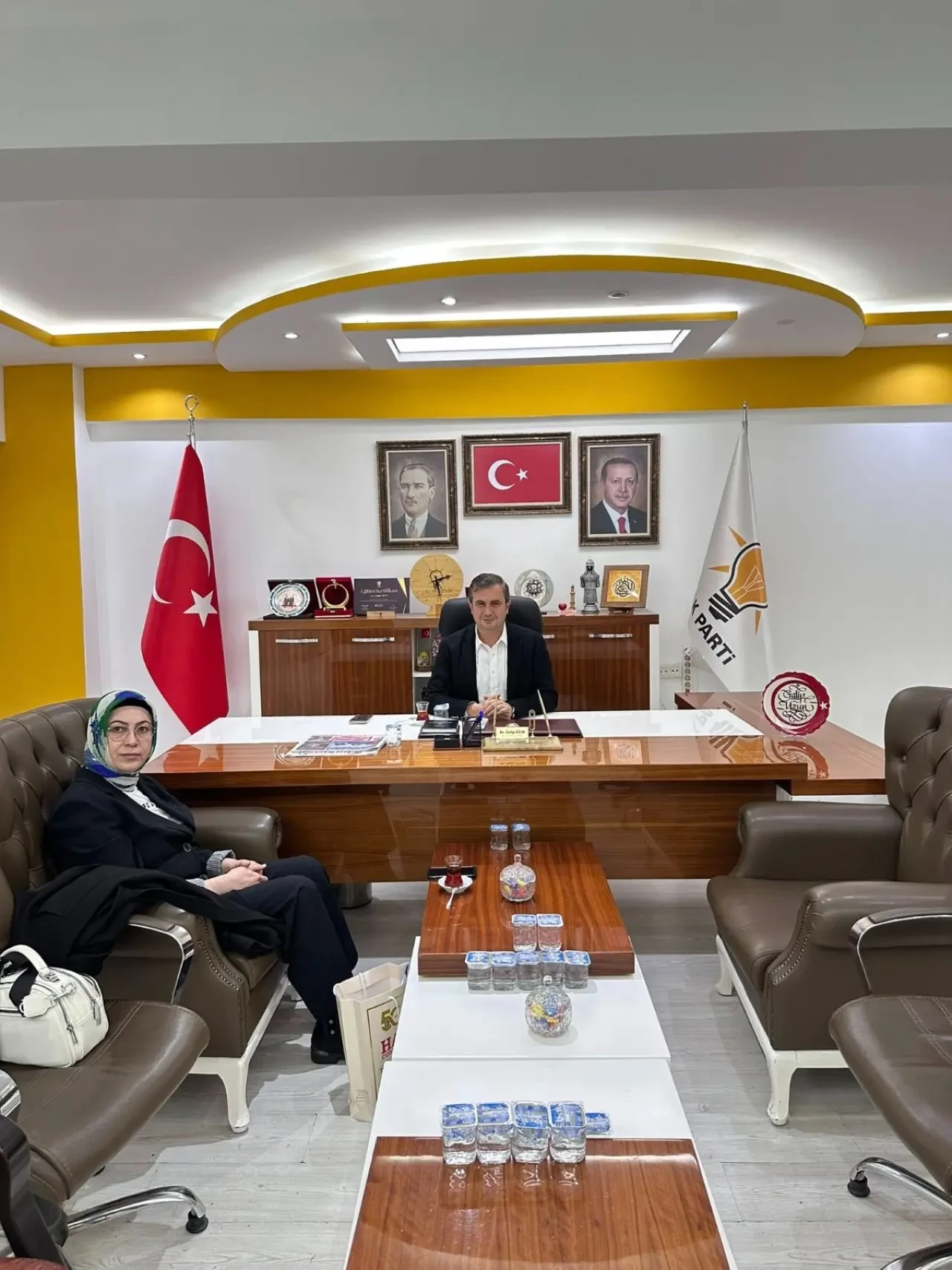 AK Parti Amasya İl Başkanlığı’nda Ziyaretler 4