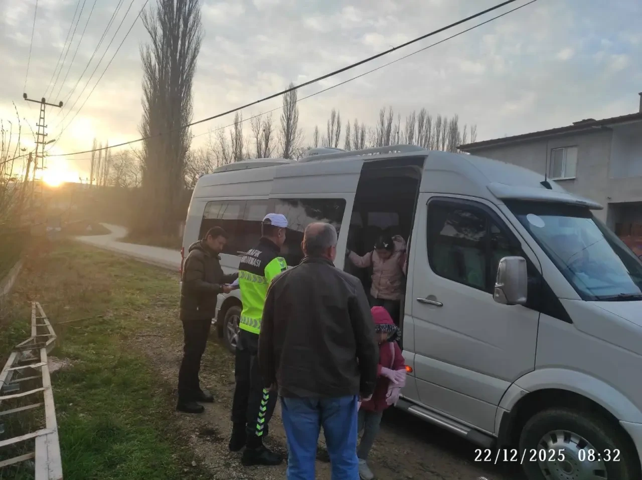 Merzifon’da Okul Servislerine Jandarma Denetimi 2