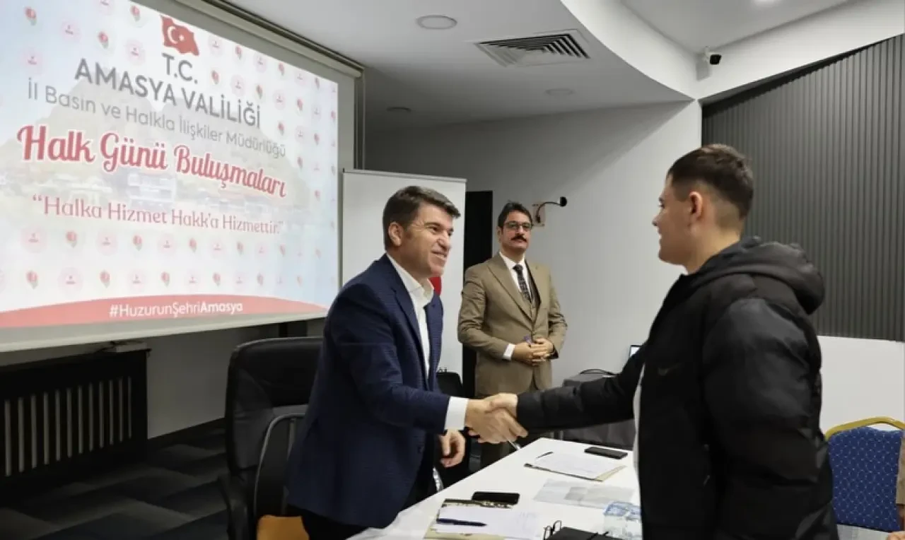 Amasya Valisi Bakan Vatandaşlarla Buluştu 2