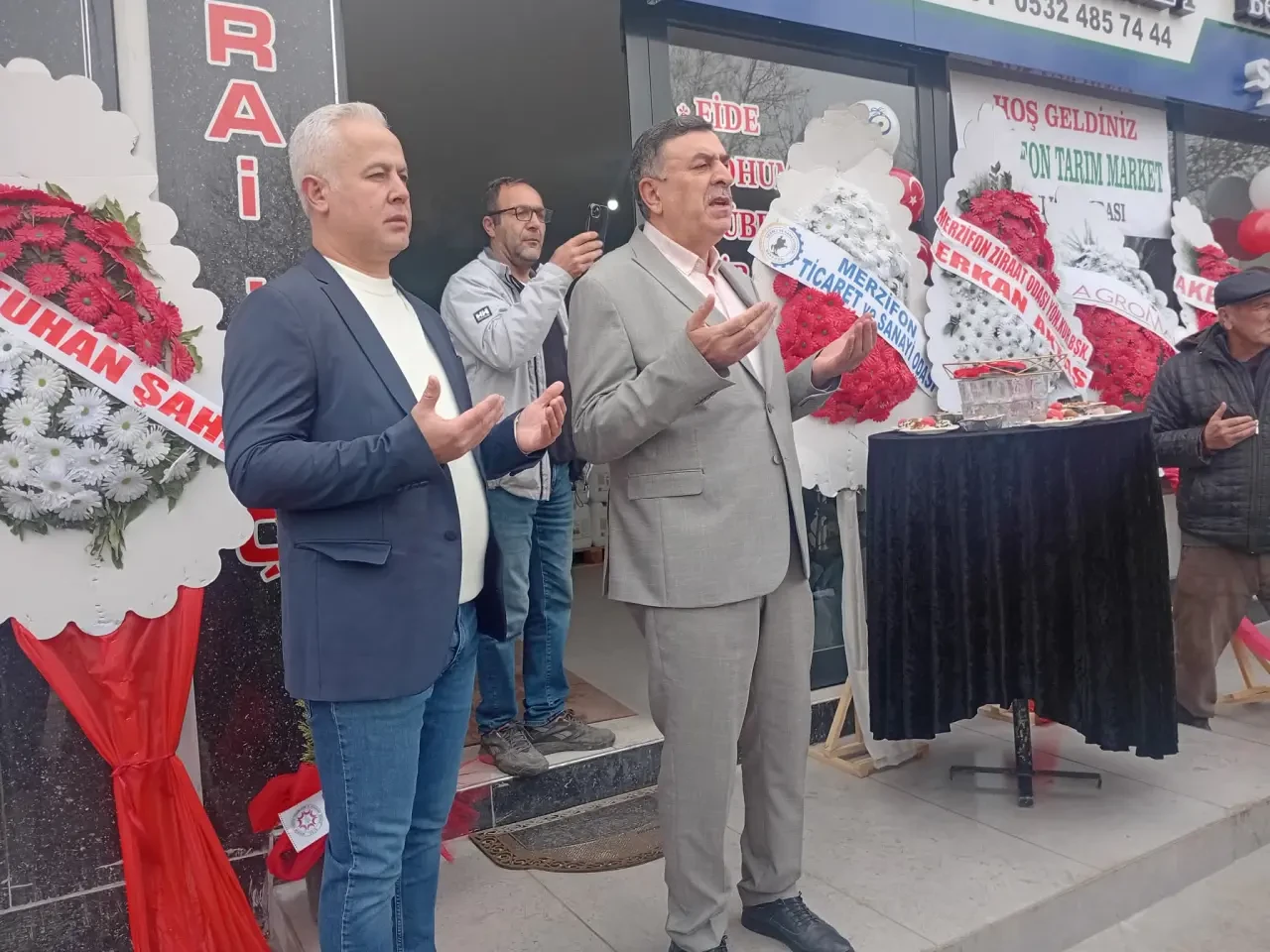 Merzifon Tarım Market Dualarla Açıldı! 1