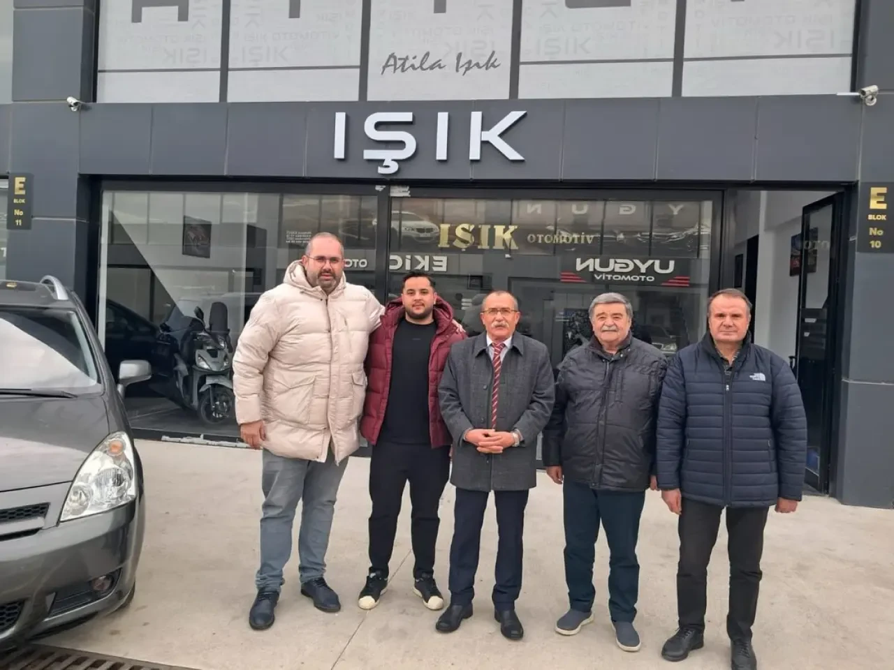 Merzifon CHP Heyeti Oto Galericiler Sitesi’nde 2
