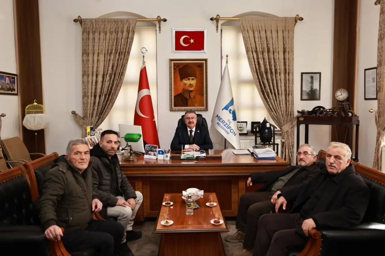 Merzifon Belediyesi’nde Ziyaretler Sürüyor 3