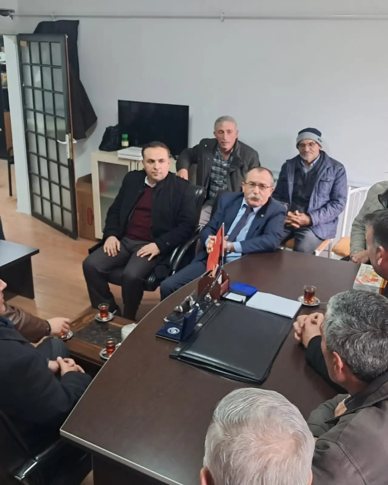 CHP Merzifon’dan Muhtarlar Derneği’ne Ziyaret 1