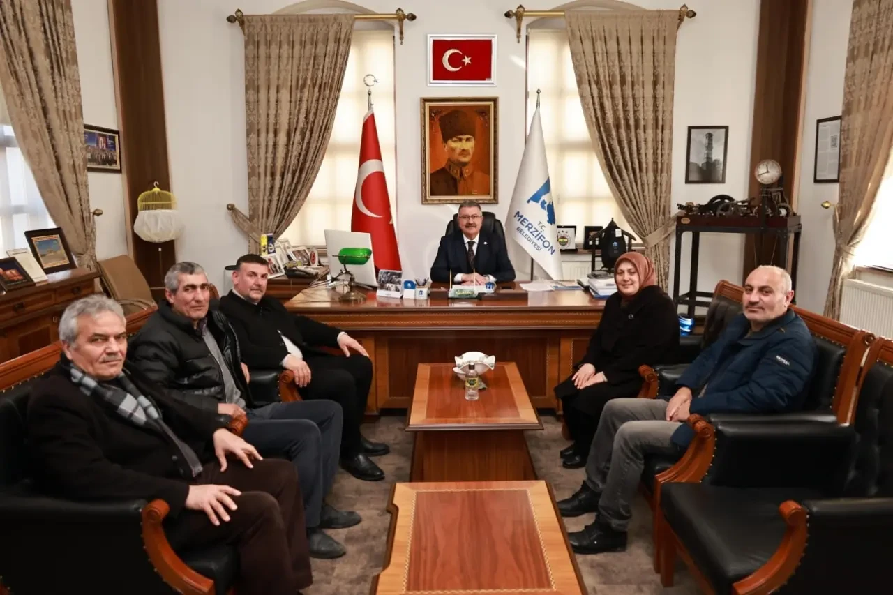 Merzifon Belediyesi’nde Ziyaretler Sürüyor 4