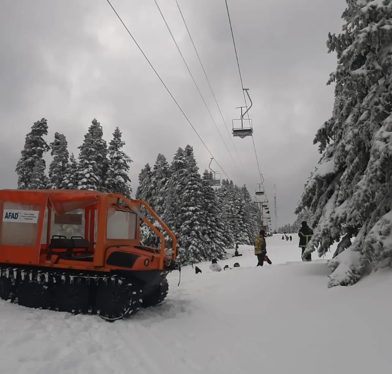 Yüksekte Mahsur Kalan 51 Kişi Kurtarıldı 3