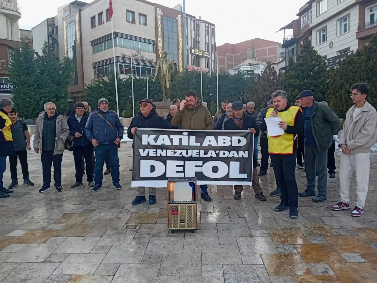 ABD’nin Venezuela Politikalarına Merzifon’dan Protesto 1