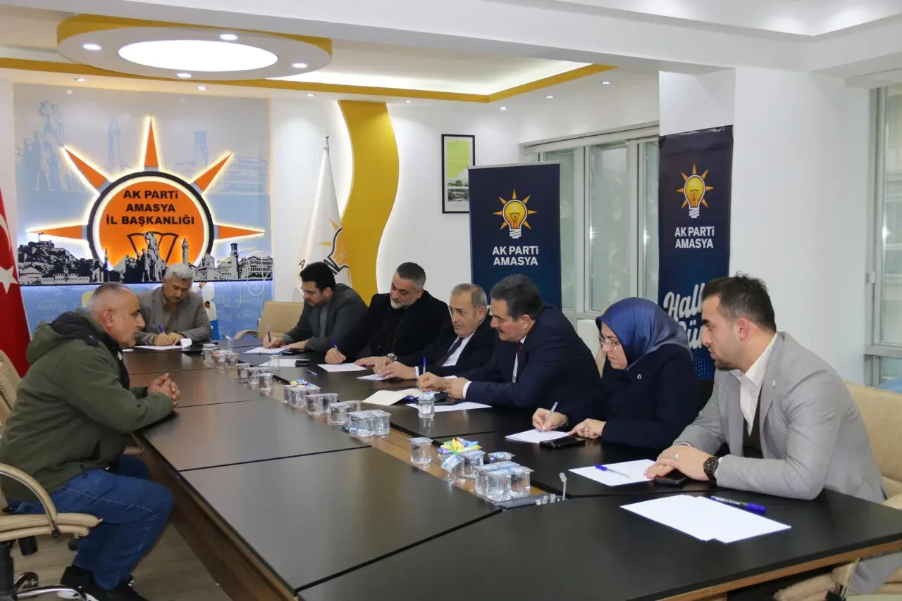 AK Parti Amasya İl Başkanlığı’nda Halk Günü Buluşması 2