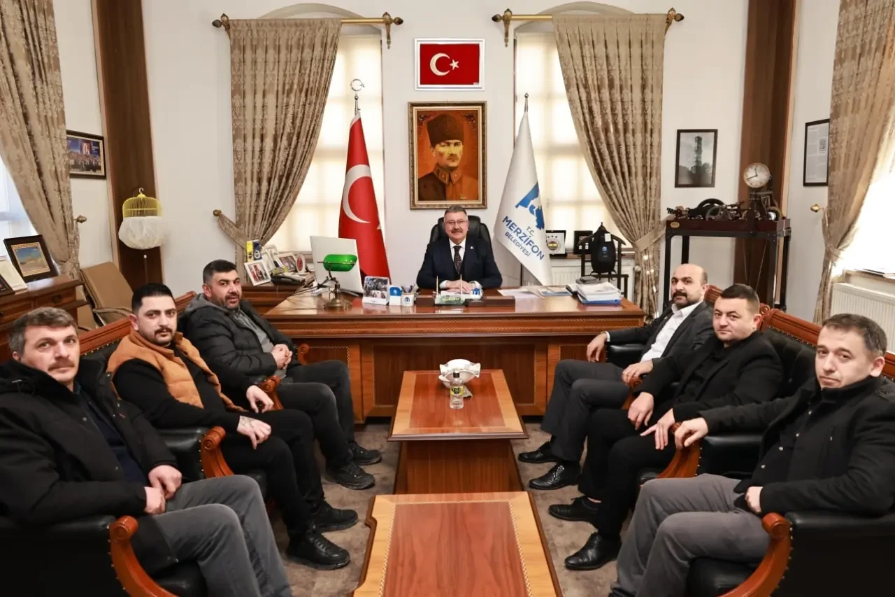 Merzifon Belediyesi’nde Ziyaretler Sürüyor 5