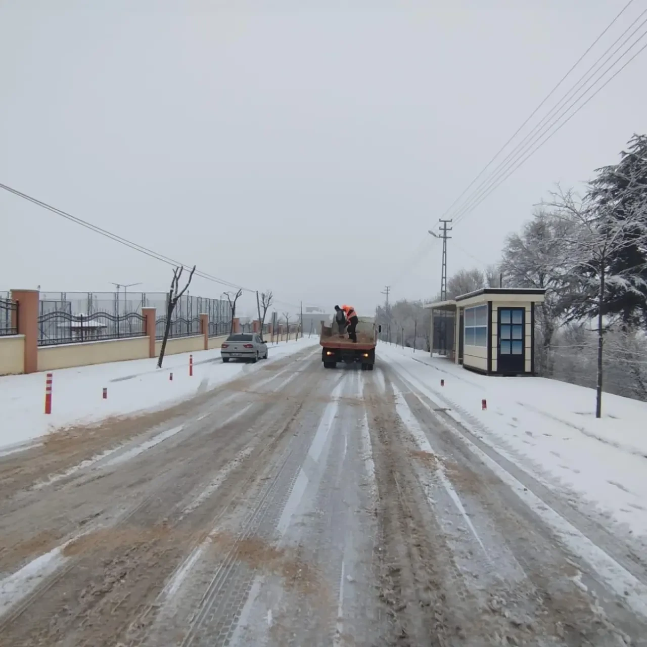 Merzifon Belediyesi’nden Kar ve Buzla Mücadelede 3