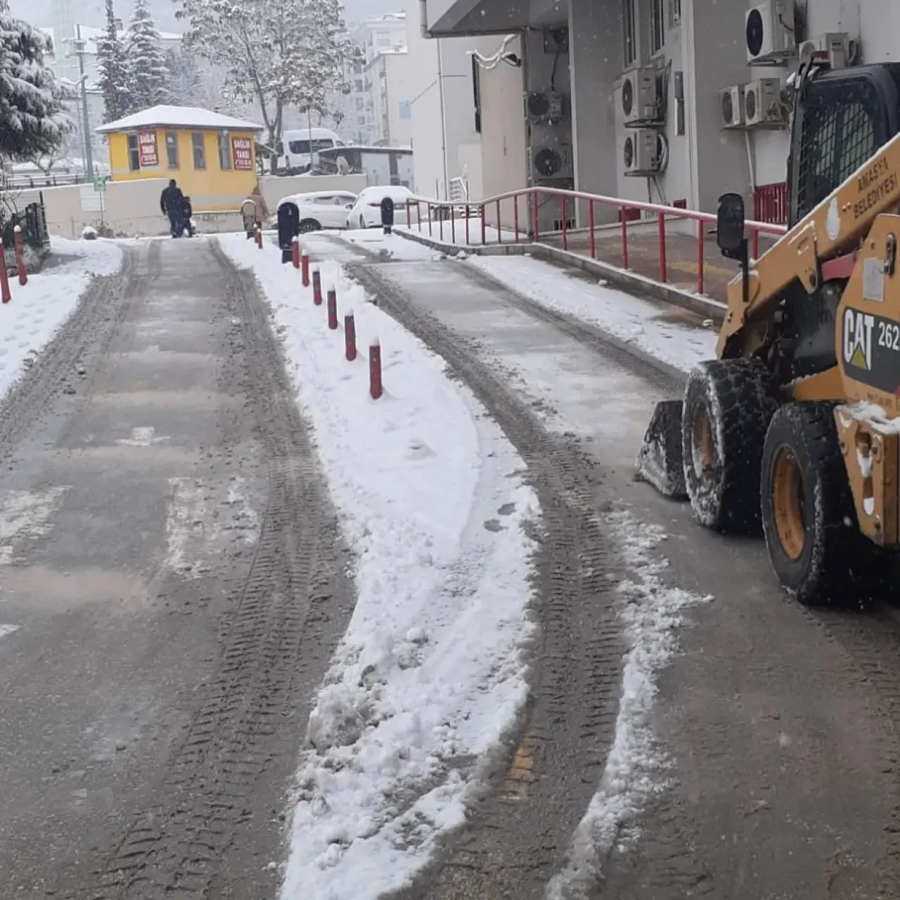 Amasya’da Karla Mücadele 7/24 Sürüyor 3