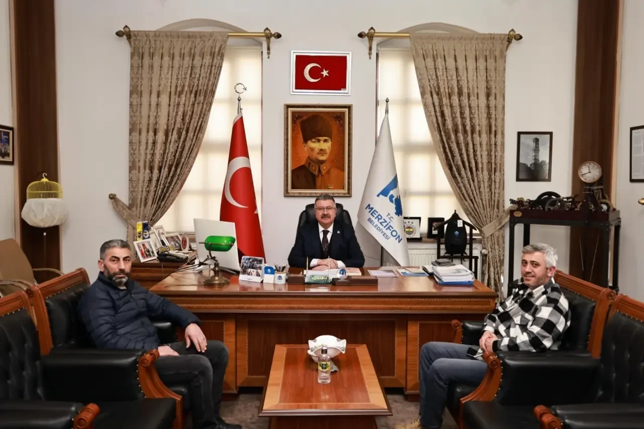 Merzifon Belediyesi’nde Ziyaretler Sürüyor 7