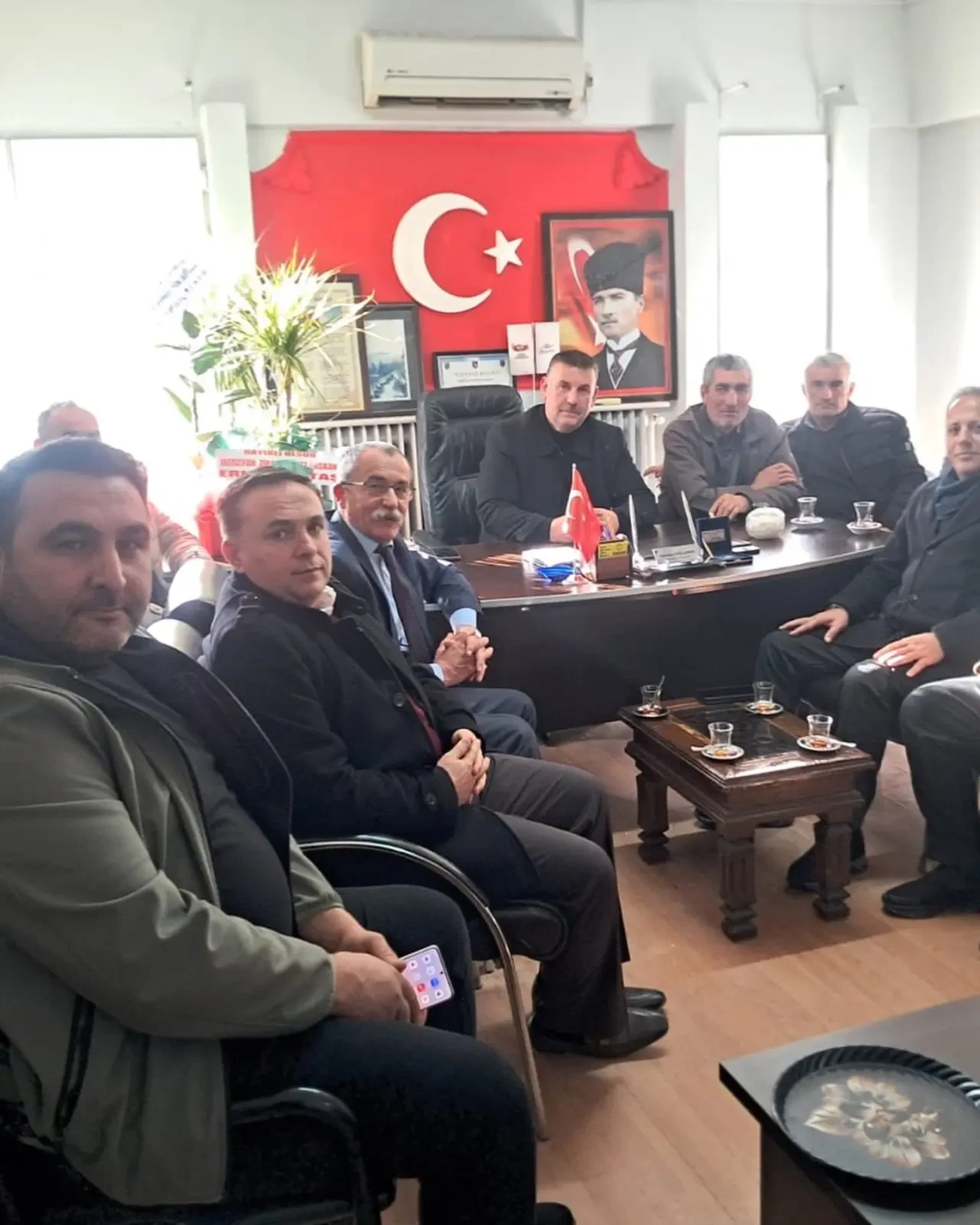 CHP Merzifon’dan Muhtarlar Derneği’ne Ziyaret 2