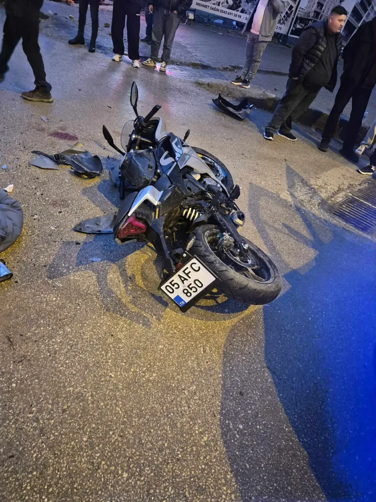 Merzifon’da Motosiklet ile Otomobil Çarpıştı: 2 Yaralı 2