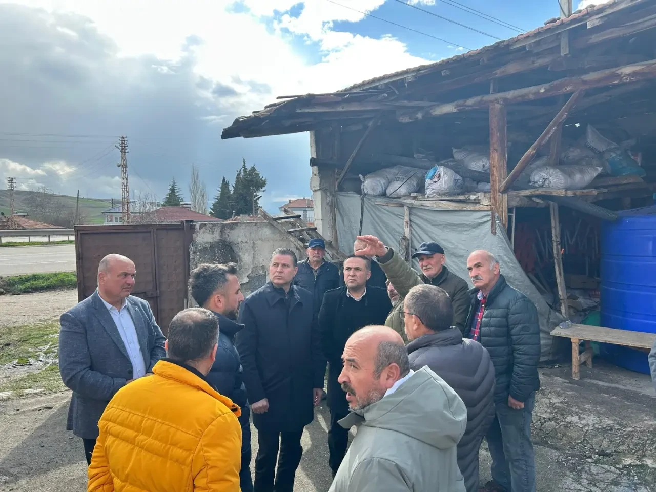 CHP Merzifon Köylerinde Acıya Ortak Oldu 1