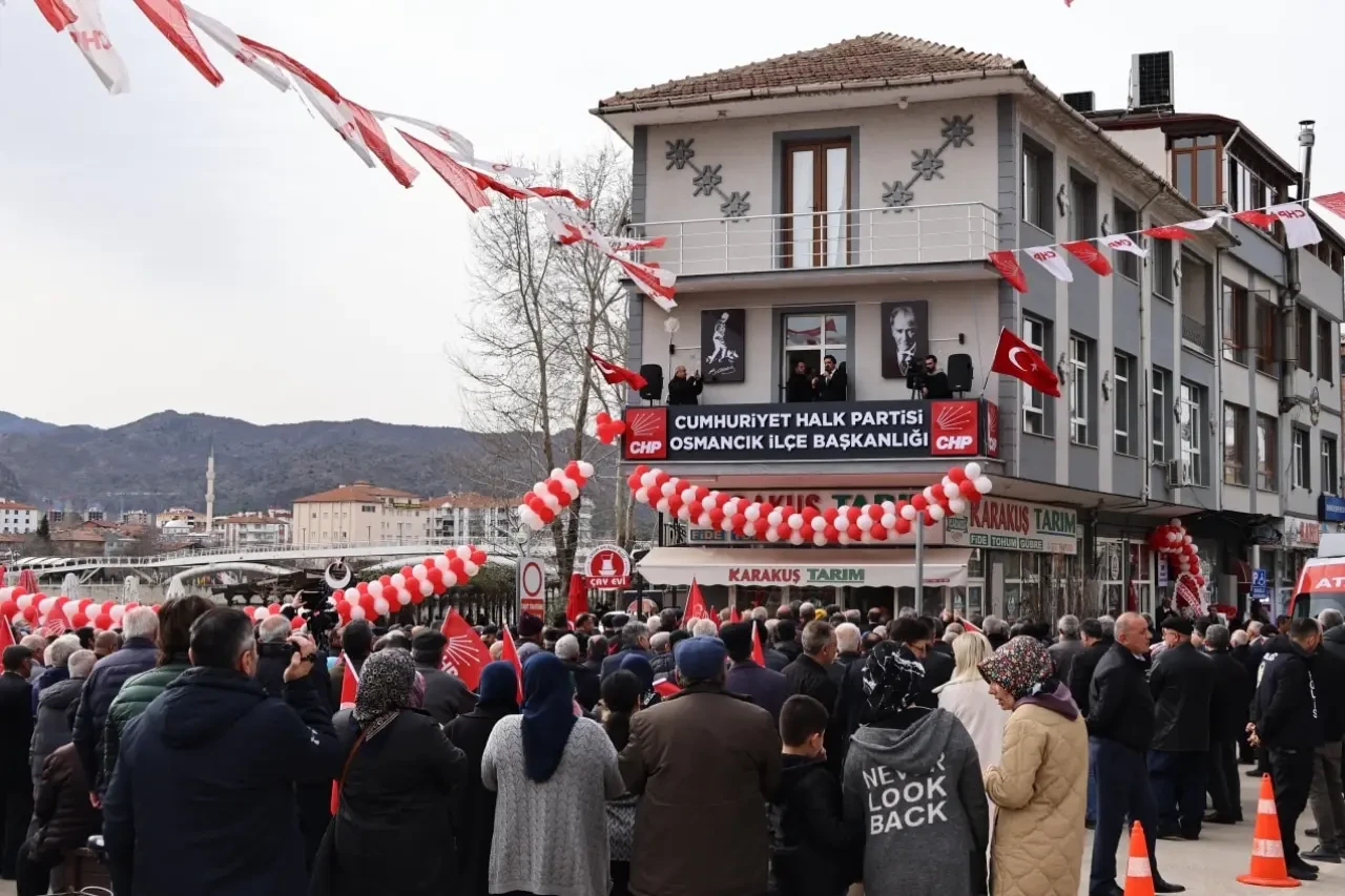 Cemal Enginyurt CHP Osmancık İlçe Başkanlığı Yeni Binasını Açtı 5