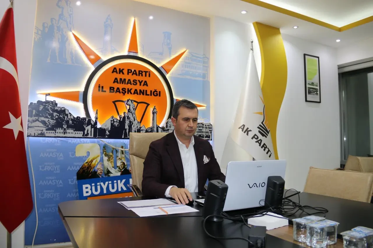 AK Parti Amasya Teşkilatı Videokonferans Toplantısında 5