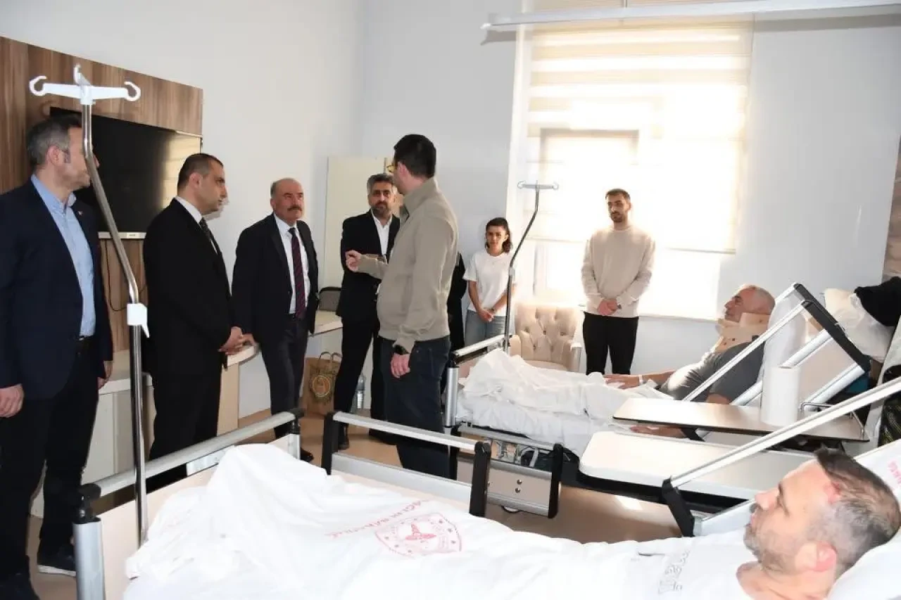 Çorum Valisi Çalgan’dan Yaralı Personele Geçmiş Olsun 2