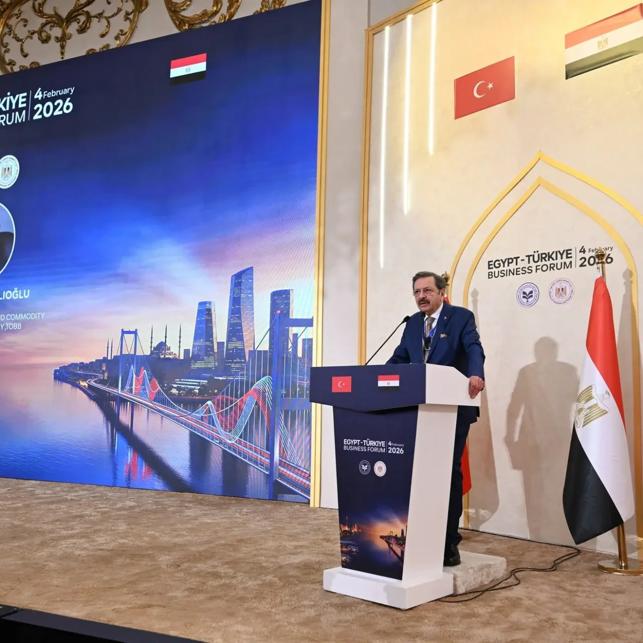 Başkan Almaç, Türkiye–Mısır İş Forumu’nda 1