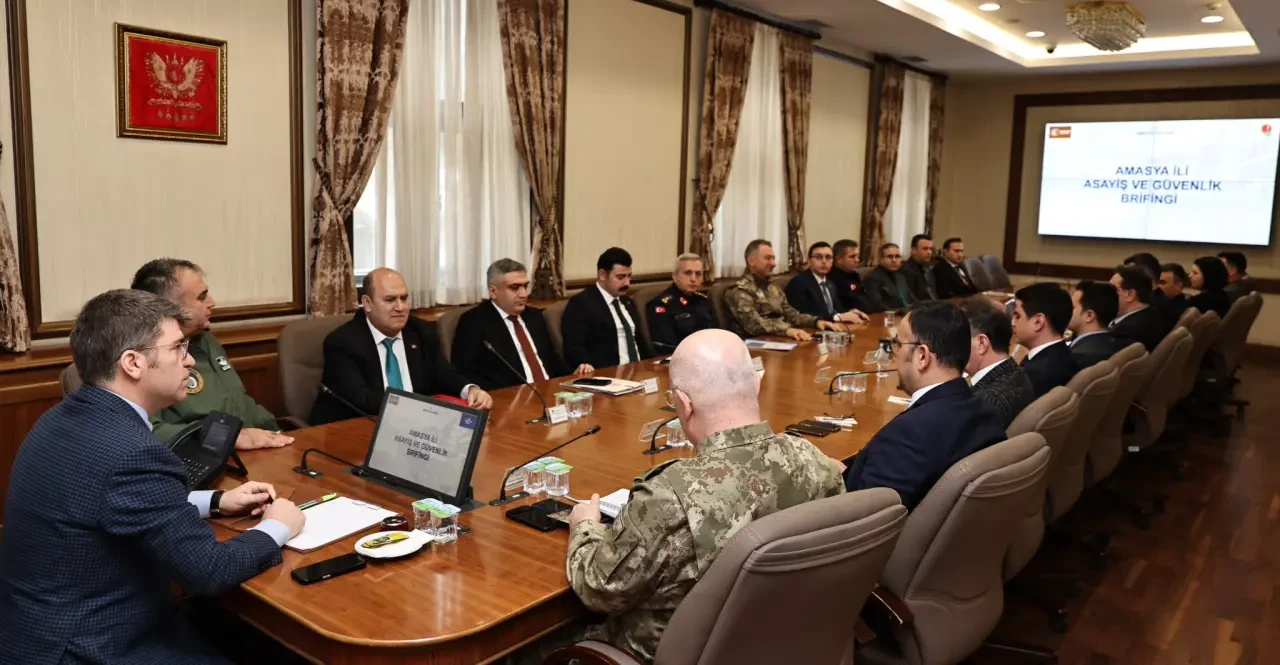 Amasya’da Asayiş Toplantısı Gerçekleştirildi 2