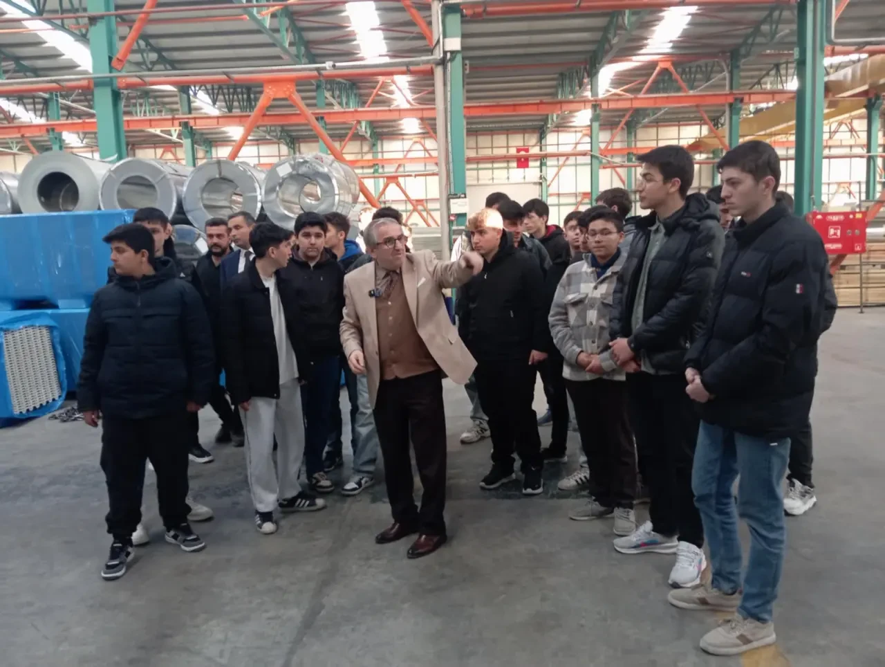 Merzifon MTAL Öğrencileri Tekman Metal’de Üretimi Yerinde Gördü 6