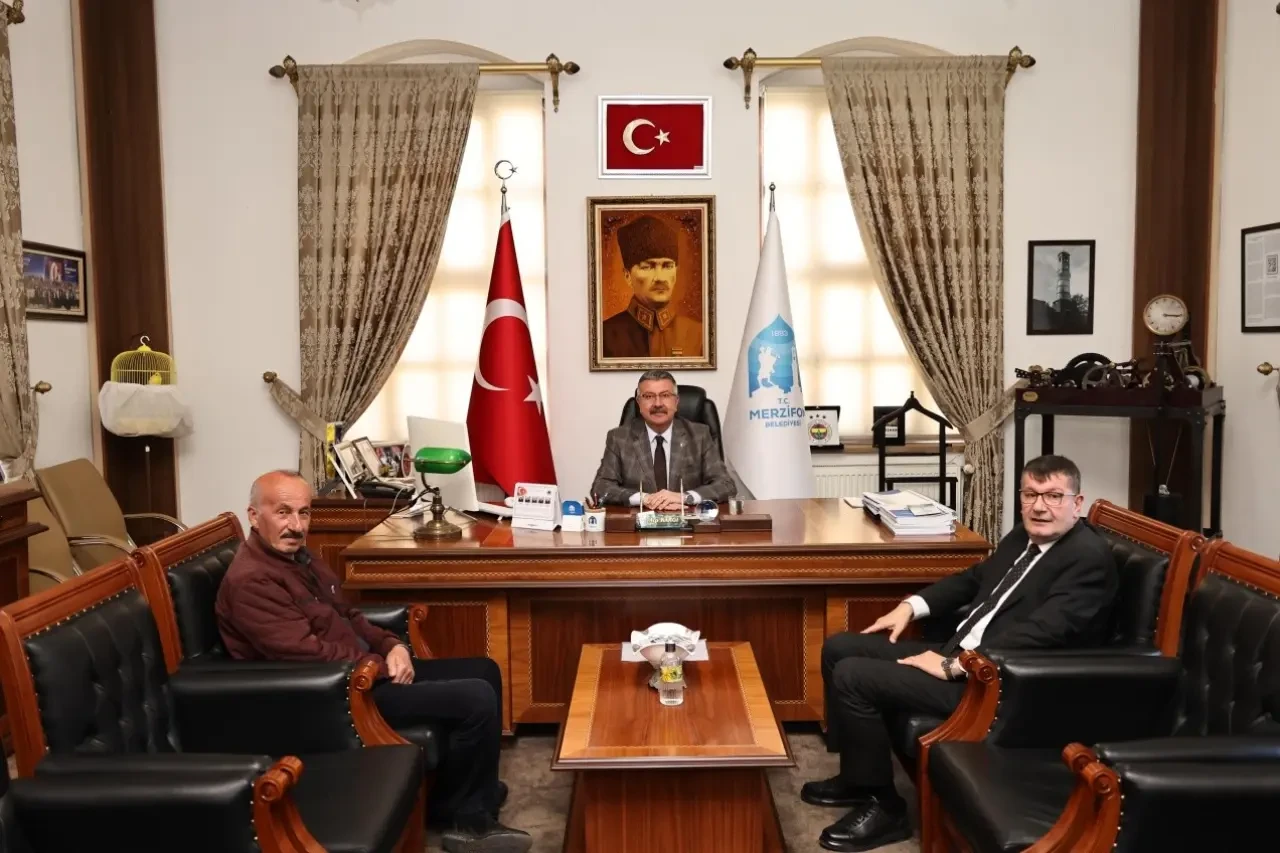 Başkan Misafirlerini Ağırladı 1