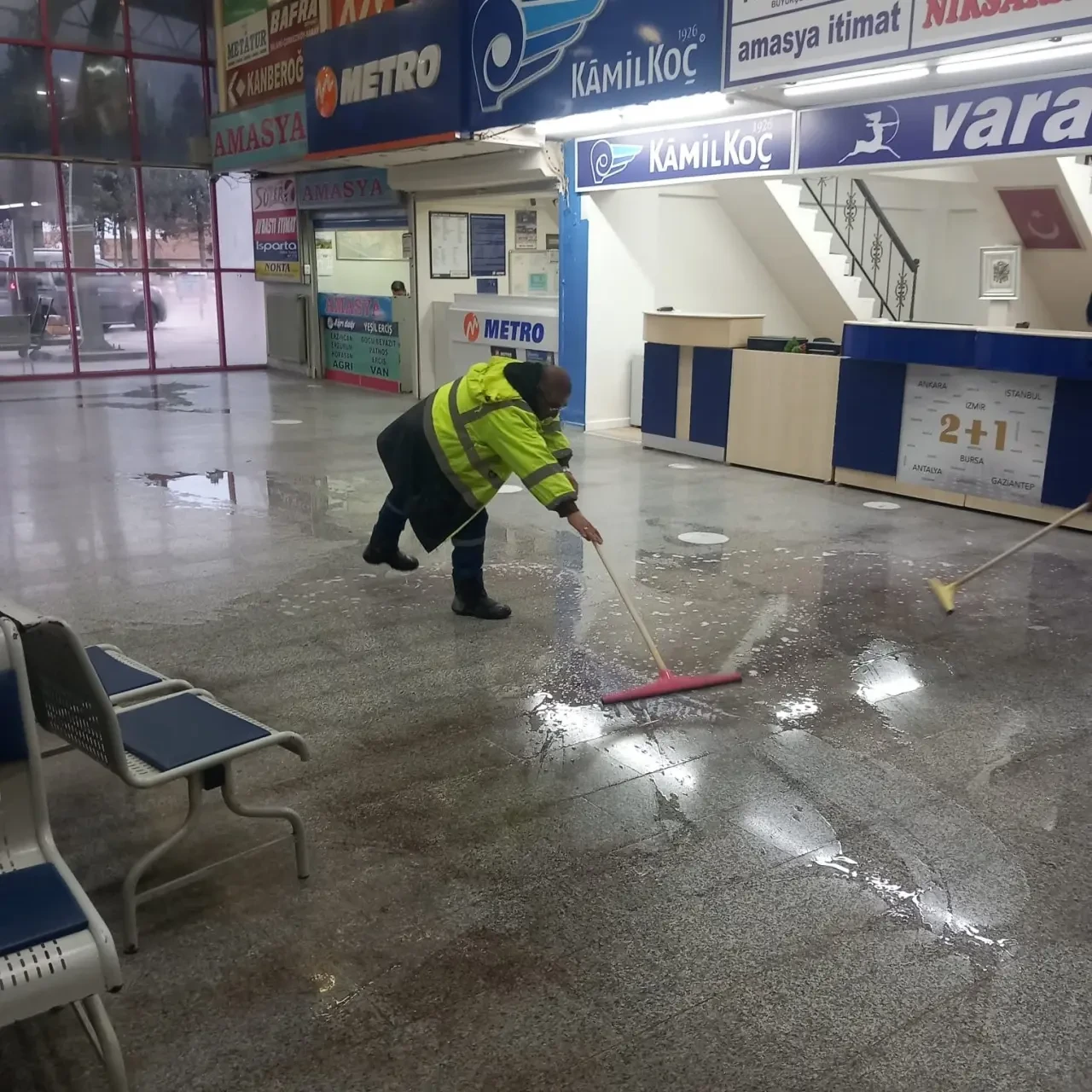 Merzifon’da Otogar Pırıl Pırıl 1