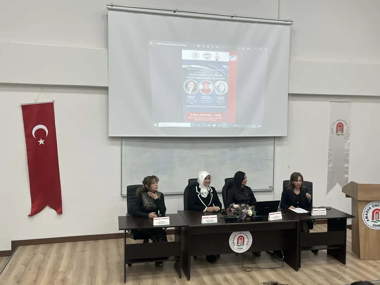 Merzifon’da 8 Mart’a Özel Kadın Girişimciliği Paneli Düzenlendi 1