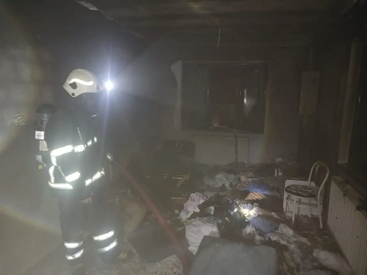 Merzifon’da Gece Yarısı Yangın Paniği! 3