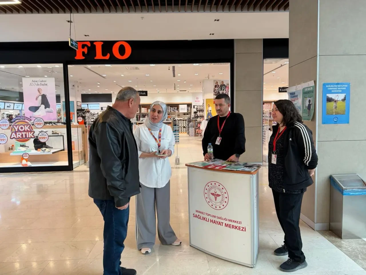 Amasya’da AVM’de Sağlık Standı Kuruldu 5