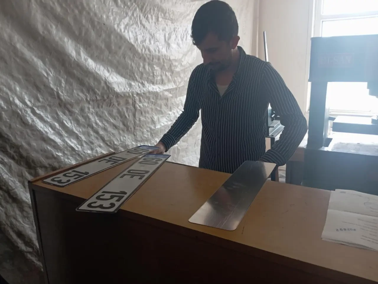 Merzifon Şoförler Odası’nda Plaka Yoğunluğu 2